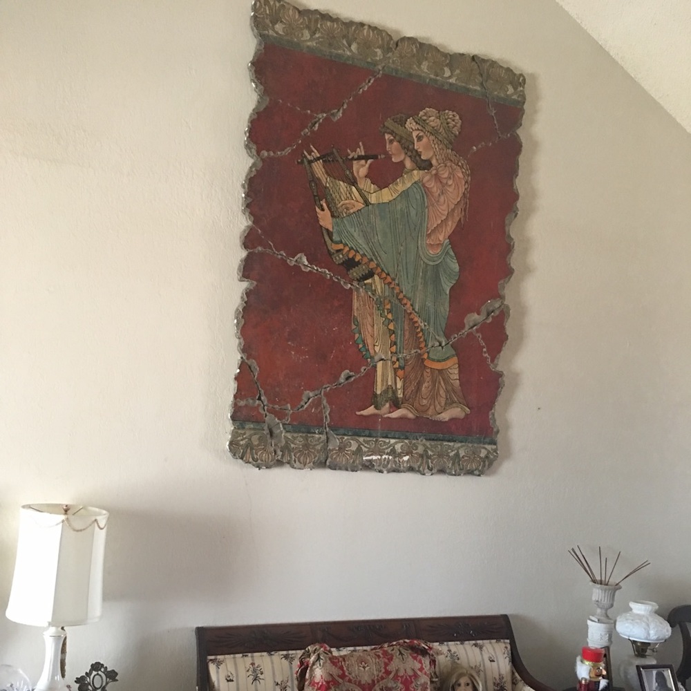Original Art Fresco from well known  Dallas artist